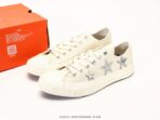 Converse CHUCK 70 × Star Print Casual Low-Top Canvas Shoes - Image 7